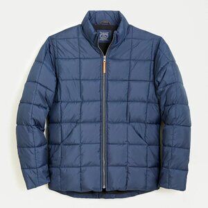 NWT J.Crew 2019 Fall Winter Men's Box-Quilted Jacket Navy Blue Size XS